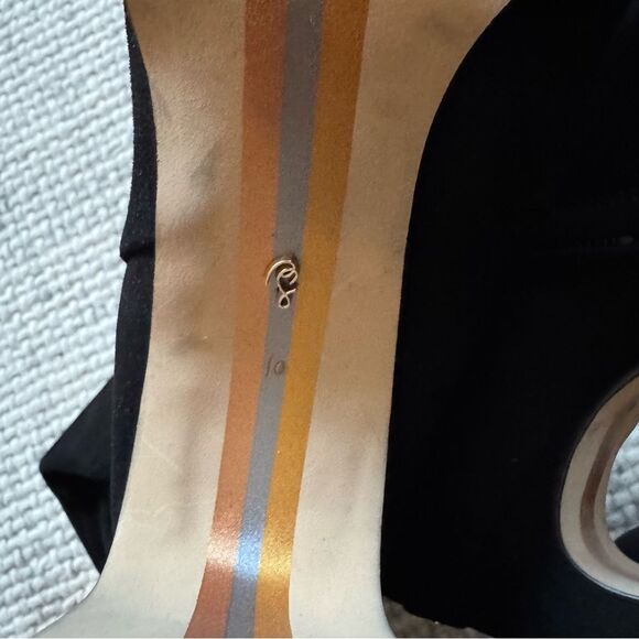 Sam Edelman Black Suede Heeled Boots - Picture 4 of 5